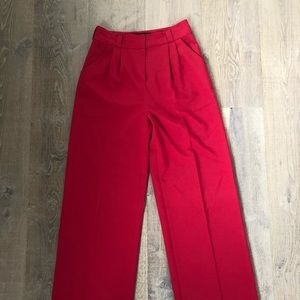 Kardashian Kollection Wide Leg Dress Pants